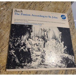 Bach The Passion According To St. John Vinyl Used Ferdinand Grossman